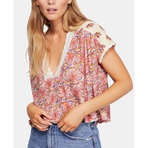 Free People crop tshirt